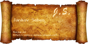 Jankov Sebes névjegykártya